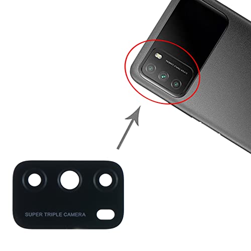 Image of Original Back Camera Lens Glass Replacement, Tworld Back Camera Lens Glass for Xiaomi Poco M3 (M2010J19CG, M2010J19CI)