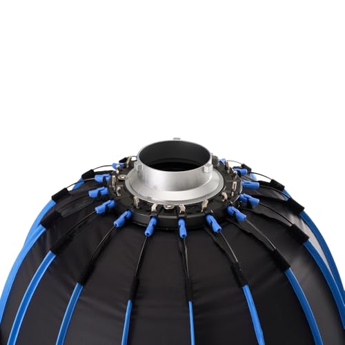 Image of Aputure Amaran Light Dome Bowens Mount Modifier,Quick-Release Design with Grid,Two Difusion and Carrying Bag,Compatible with Amaran COB Lights and Other Bowens Mount fixtures (Light Dome 60)