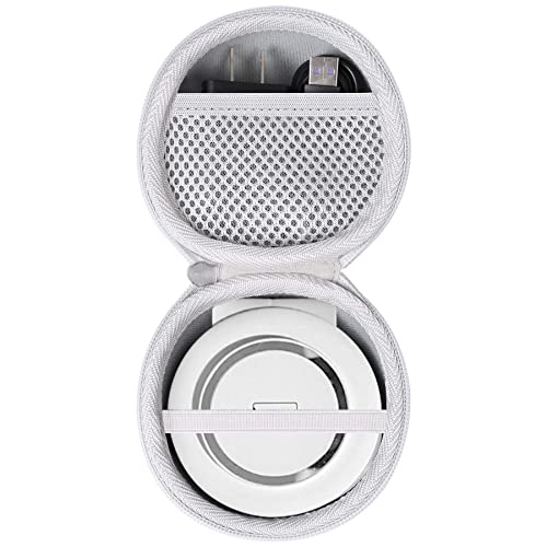 Khanka Hard Travel Case Replacement for UCOMX Nano Magnetic 2 in 1 Wireless Charger, Wireless Folding Charging Station, Case Only (White)