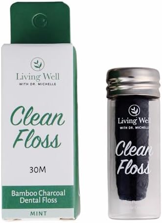 Wisdom Active Whitening Charcoal Floss (50m