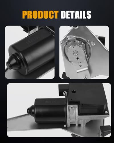 Image of ROADFAR Front Wiper Motor with Control Module Replacement for 1993-1998 for Chevrolet for Camaro,1993-1998 for Pontiac for Firebird 2211003922154910 Wiper Motor 5 Pins