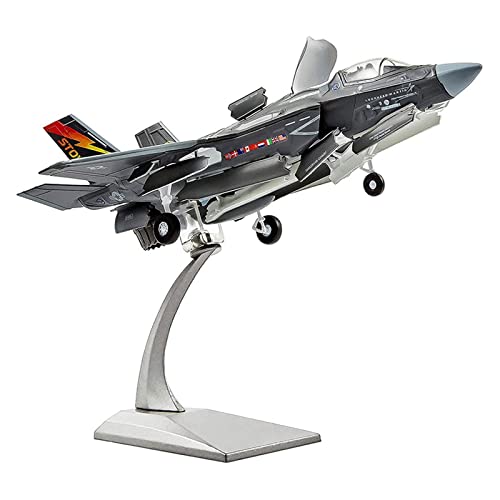 Modelo de avión F35B Lightning II a escala 1:72 de metal militar para niños