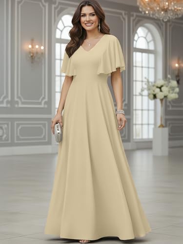 Image of KOH KOH Womens Long Elegant Bridesmaid Evening Cocktail Modest Maxi Dress