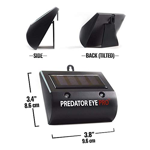 ASPECTEK Predator Eye PRO - Solar-Powered Predator Light with Kick Stand, 4600 Sq. Ft. Coverage for Night-Time Animal Control and Pest Repeller, 2 Pack - Image 4