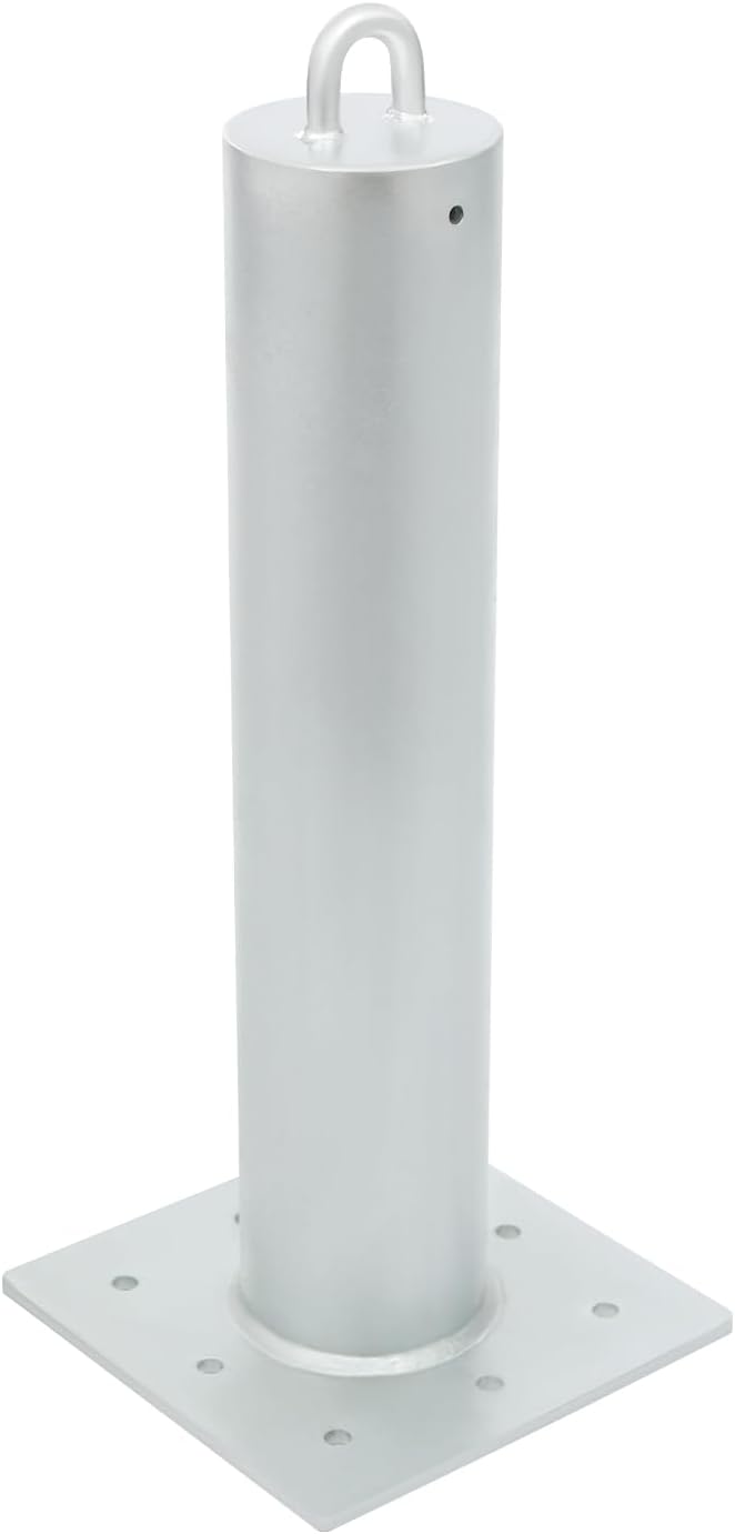 Roof Anchor,Iron Safety Fall Protection Anchor for Machinery Construction Transportation And Other Industries That Need to Work at Height, Break Strength:5000Lbs (H:24in,8 holes)