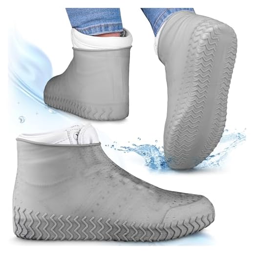SULPO Cubre zapatos impermeable lluvia - Protección zapatos lluvia - Cubrezapatos - fundas zapatos lluvia - reutilizable - Protección lluvia bicicleta waterproof shoe cover silicone
