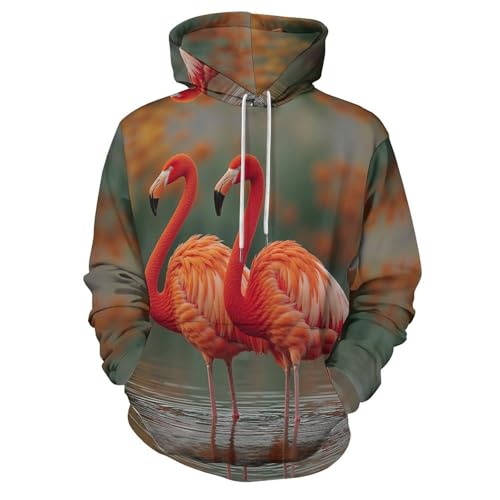 Hoodie 3D Animaux Tropicaux pull à capuche original Harajuku