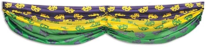 Beistle 54678 Comedy & Tragedy Faces Fabric Bunting44; Pack Of 6