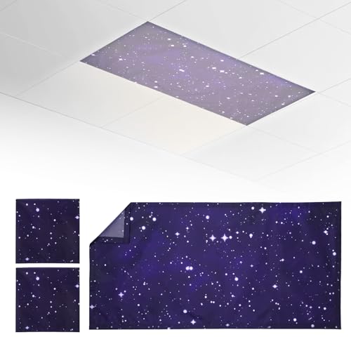 2Pcs Fluorescent Light Covers, 4 x 2 Feet Ceiling Light
