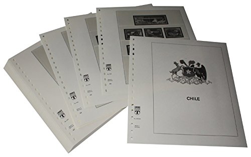 Feuilles LINDNER Chili 1986-1991 pour album de timbres philatéliques