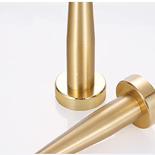 Tope de puerta de cobre puro con parachoques de goma protector 6