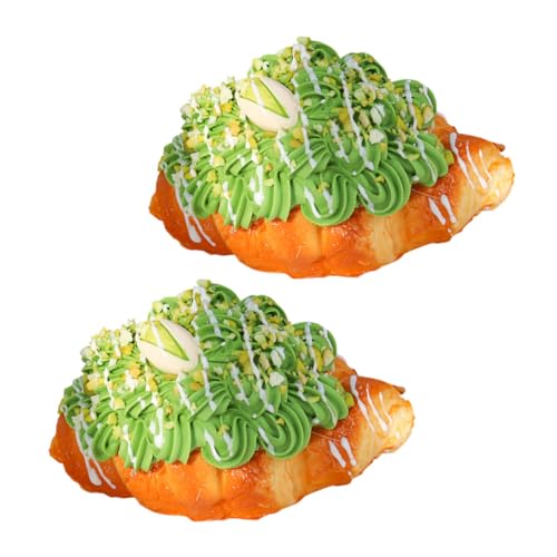 Simulation Bread Model Fake Bread Props Life-Like Pu Bread for Photography Decor Croissant