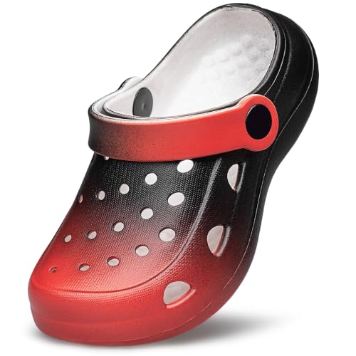 Image of vibdiv Boys Girls Clogs Kids Garden Shoes Unisex Child Cartoon Slides Sandals Beach Slipper Indoor Outdoor(Toddler /Little Kids /Big Kids)