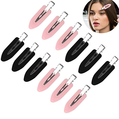 12PCS No Bend Hair Clips, Aniwon No Crease Hair Clips, Makeup No Bend Hair Clips for Women for Hair Styling and Makeup Application