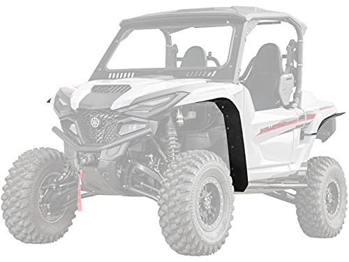 SuperATV Fender Flares/Mud Guards/Mud Flares Compatible with 2021+ Yamaha Wolverine RMAX 2 1000 | Extreme Durability | Protect Against Rocks, Dirt, Sand, & Other Flying Debris | USA Made
