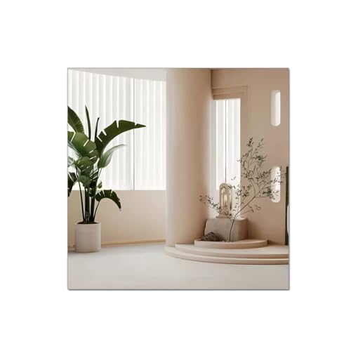 MCLEULLA Espejo acrílico de pared, 1 espejo sin cristal para paredes, espejos de pared para maquillaje, tocador, habitación de bebé, sala de estar, entrada, dormitorio, jardín de infantes, decoración
