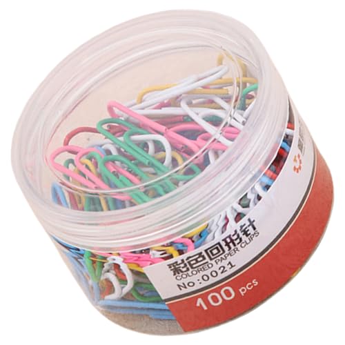 28mm ペーパークリップ しおり カラフル ペーパー メタル レター オフィス 学用品