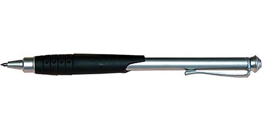 Reißnadel Fallmechanik 150 mm mit Clip – Kugelschreiberform, unverlierbare Nadel