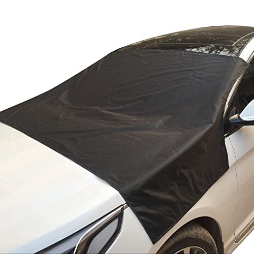 Aublinto - Cubierta anticongelante, anticongelante, para coche, funda protectora anticongelante, para parabrisas, para coche, para parabrisas para contra, hielo, gel, polvo, sol