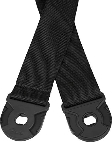 Sangle pour guitare Fender Quick Grip PolyPro noire avec systeme de securite integre