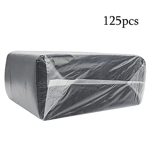 myaokue-up-125-Pieces-Disposable-Dental-Bibs-Sheets-Cloths3-Ply-Dental-Patient-Bib-Tattoo-Piercing-Table-Covers-Clean-Pad-Waterproof-Napkins-Dental-Napkin-size-13-x-18-Black