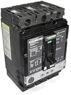 SQUARE D HDL36150U31X U 150A 600V 3 Used LINE/Load LUGS LI Functions 3.2 Trip Unit