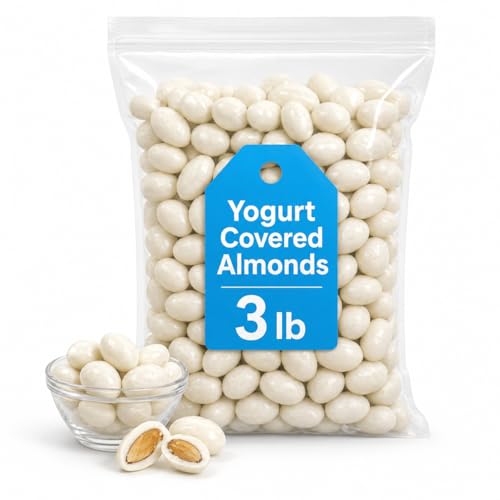 Yogurt Covered Almonds, Crunchy Whole Almonds in Creamy Coating, 3 lb image 2