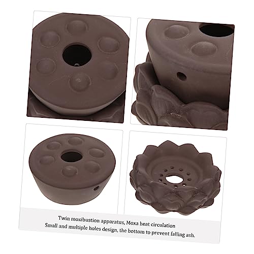 Caja de Moxibustión PartyKindom para Calentamiento del Ombligo, Artículos de Calor Corporal miniatura 3