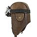 ililily Aviator Hat Winter Snowboard Fur Ear Flaps Trooper Trapper Pilot Goggles Light Brown