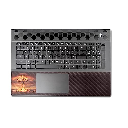 Image of MightySkins Carbon Fiber Skin Compatible with Alienware M18 R1 (2023) Full Wrap Kit - Fallout | Protective, Durable Textured Carbon Fiber Finish | Easy to Apply & Change Styles | Made in The USA