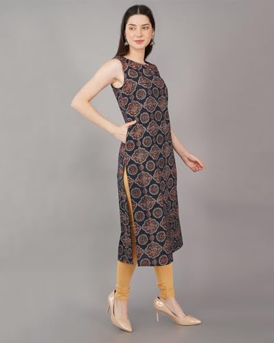 Image of PATLANI Women's Crepe Full Stitched Kurti.