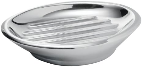 iDesign Forma Soap Dish for Kitchen, Bathroom Vanities - Polished Stainless Steel