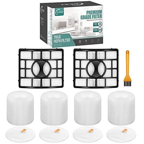 Uv700 Filter Replacement For Shark Duoclean Speed Lift-Away Zero-M Upright Vacuum Nv601, Nv611, Nv770, Nv771, Zu701 Parts Xff600, Xhf600 (2 Hepa + 4 Foam & Felt Filter #TOP11