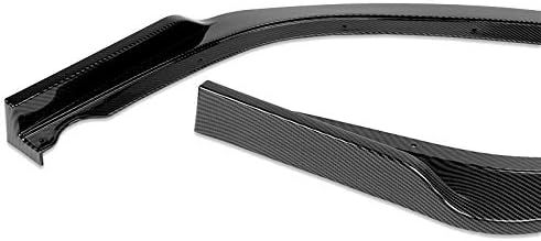 5pcs Combo Front Bumper Body Kit Lip + Side Skirt Extensions Diffuser Compatible with 2011-2014 Subaru Impreza WRX STI 2012 2013 (Painted Carbon)