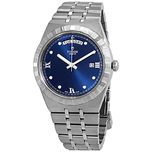 Amazon.com: Tudor Royal Automatic Diamond Blue Dial 41 mm Men