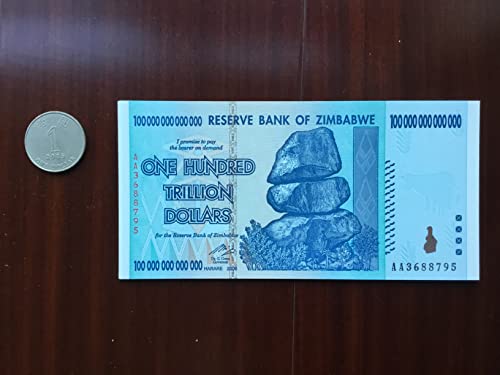 Zimbabwe $100 Trillion Dollar Note