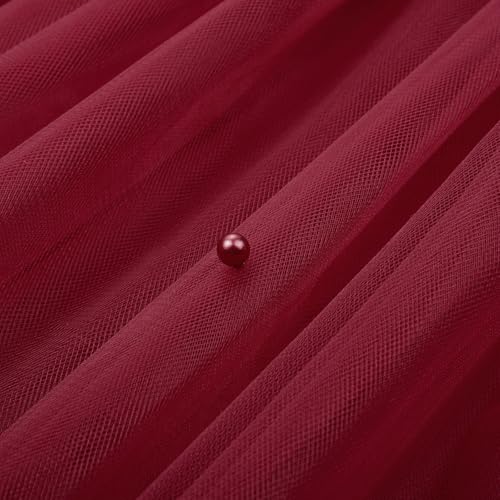 Image of JerrisApparel Flower Girls Dress Wedding Satin Dresses Princess Birthday Party Prom Ball Gown