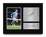 HWC Trading Nico O'Reilly Manchester City Gifts Printed Signed Autograph Picture for Soccer Fans and Supporters - US Letter