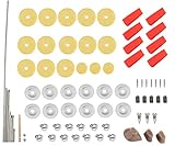 Jiayouy 1 Set Flute Repair Maintenance Kit Flute Pads Screws Gaskets Set Musical Instrument Parts...