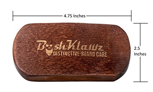 Boarklawz 100% Natural Boar Bristles For Easy Grooming - Facial Care Hair Comb For Beards Mustaches And Wave Brush. Soft To Medium Stiffness. Not Too Hard Not Too Soft 360 #TOP1