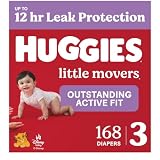 Huggies Little Movers Size 3 (168 ct)