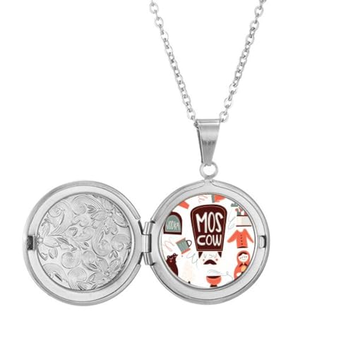 Collier ours marron Matreshkas Russie souvenir nostalgique unique
