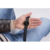 Guess Black And Gold-Tone Analog Watch U1264G1