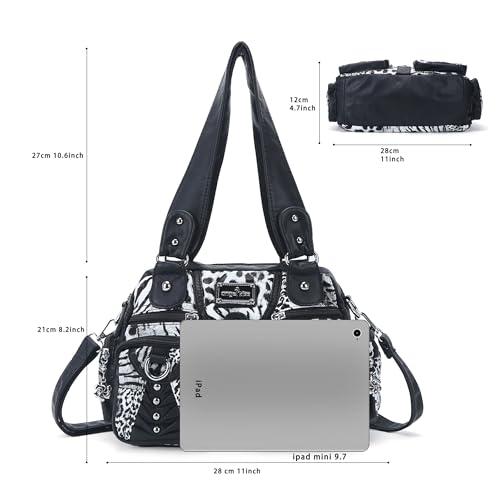 Image of Angel Kiss Small Purse Handbag for Women Crossbody and Shoulder Bags Multipocket Soft Hobo Purses