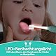 Seago Elektrische Zahnbürste Kinder 0-6 Jahre mit buntem LED Licht, Smart Timer, wiederaufladbare Baby Zahnbürste mit 8 weiche Ersatzbürstenköpfen, IPX7 Wasserdicht, SG2139 (Blau)