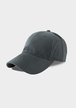 Mens 100% Cotton Baseball Cap Adjustable Hat
