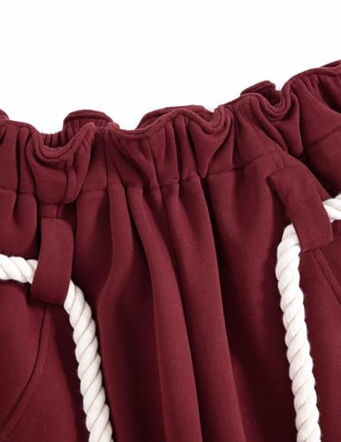 Image of Aelfric Eden Super Baggy Barrel Sweatpants Wide Leg Pants for Women Men Casual Elastic Waist Unisex Lantern Trouser Pants