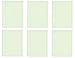 Ampad Evidence Engineering Pad, 100 Sheets, 5 Squares Per Inch, Green Tint, 11"H x 8 1/2"W, Sold as 6 Pack