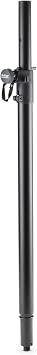 On-Stage SS7746 Subwoofer Pole with M20 Thread (for Mounting a PA Speaker Above a Sub Cabinet, 1 3/8 Mount with Optional M20-Threaded Stem, 100 lb Capacity, Adjustable Height, Steel, Black)