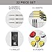 Target Darts Gabriel Clemens 24G Tungsten Steel Tip Darts Set - 9 Pro Grip Shafts - 9 Pro Ultra Flights – Dart Wallet - Dart Counter App Coupon Bundle